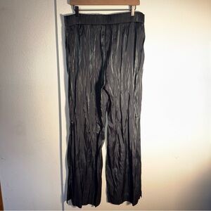 CLOTH & STONE ANTHROPOLOGIE satin textured work interview outfit trousers XL